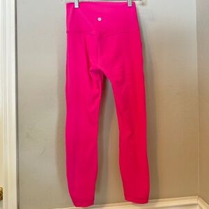 Lululemon Sonic Pink Align Leggings  **RARE Size 6